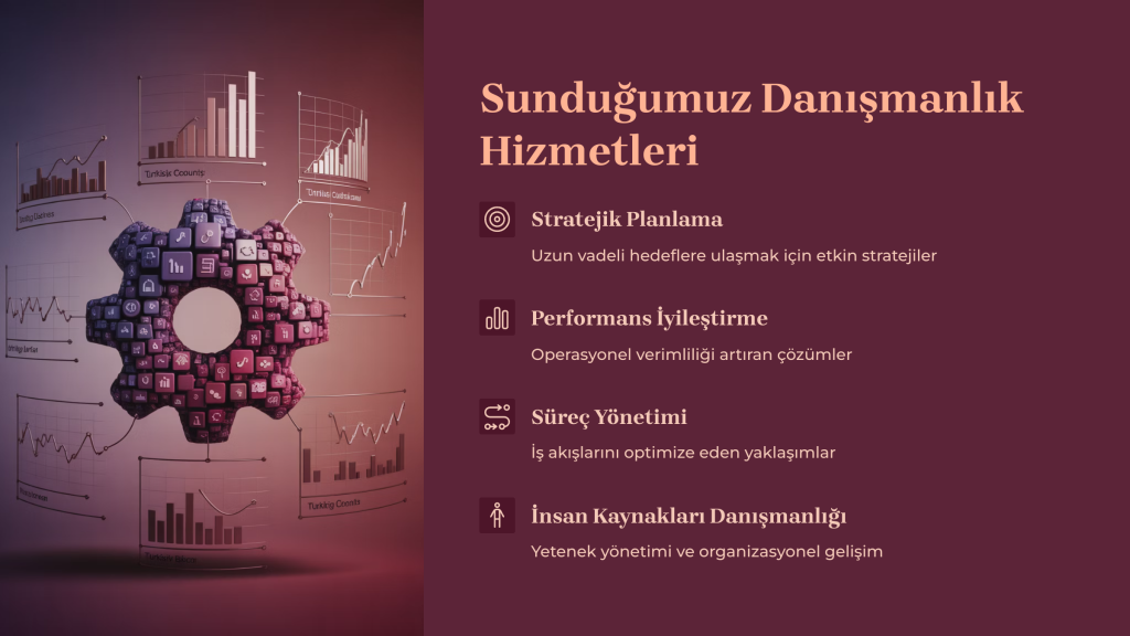 Sunduğumuz danışmanlık hizmetleri